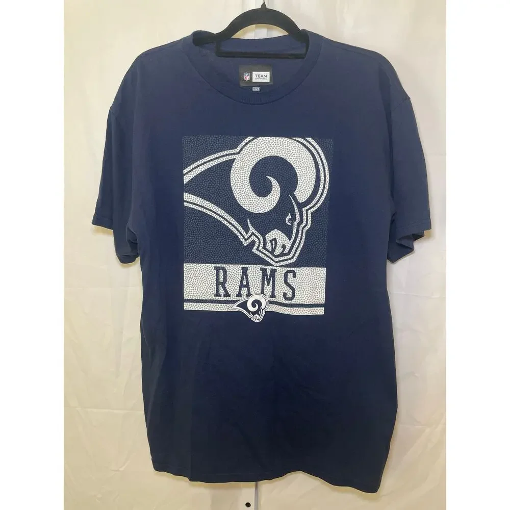 Official NFL LA Rams Tee - Mens Size L - Blue